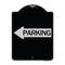Signmission Parking With Left Arrow Heavy-Gauge Aluminum Architectural Sign, 24" x 18", BS-1824-24372 A-DES-BS-1824-24372 - alternate 1